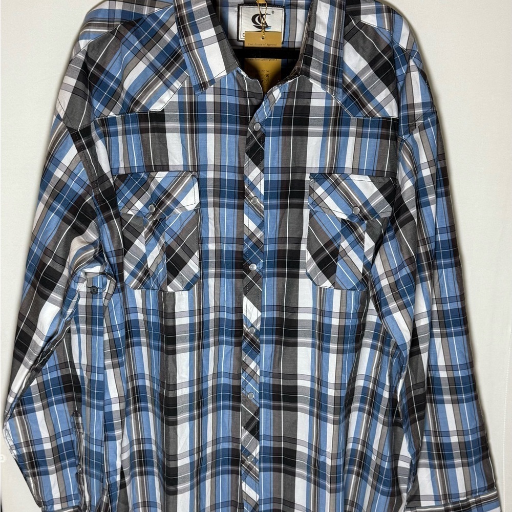 Coevals club snap button shirt • NWT • Men’s 3XL